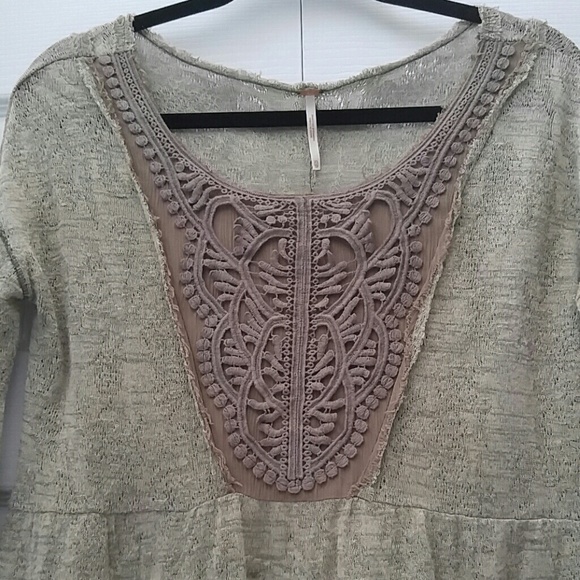 Free People Sparkle Knit Swing Top - Picture 4 of 8